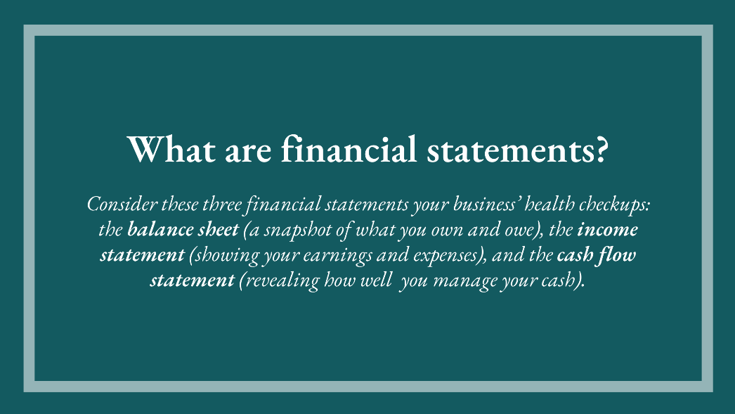 What are Financial Statements