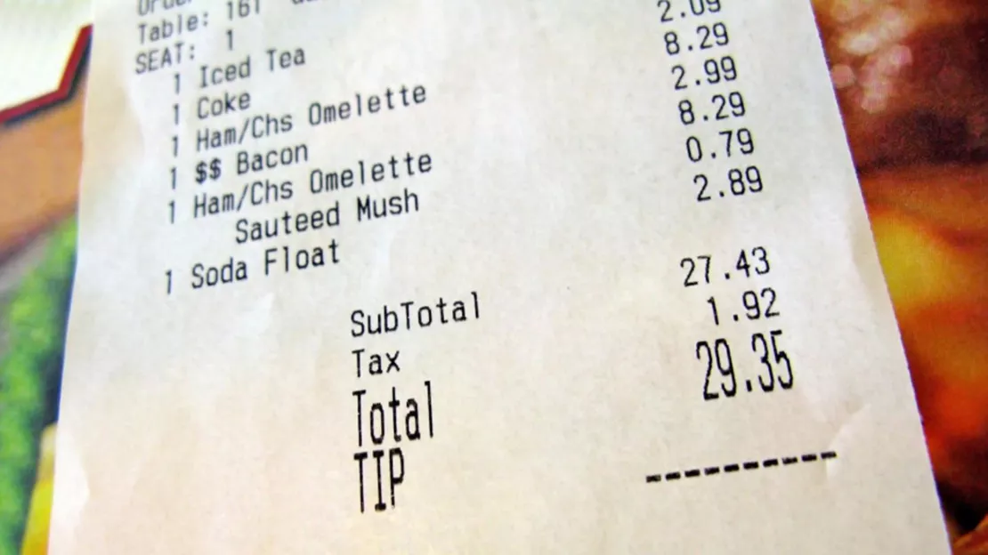 Receipt Close-up